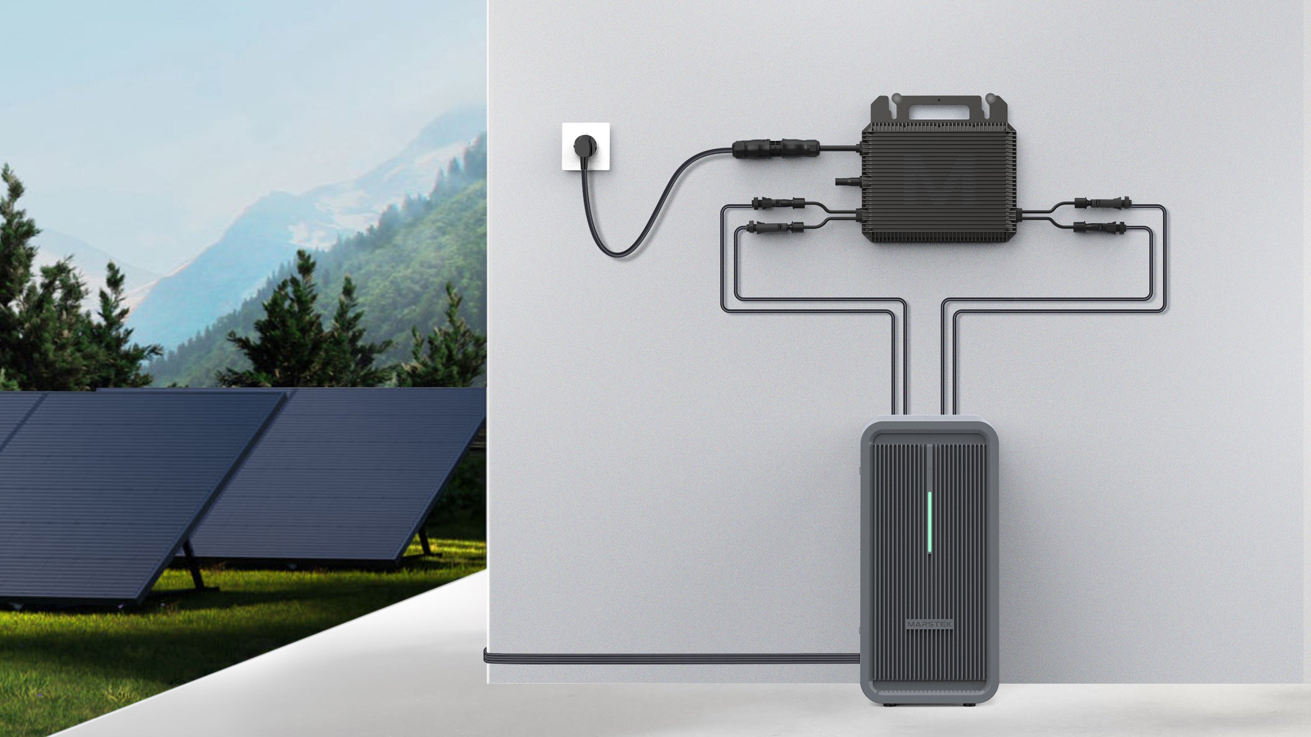 MARSTEK SATURN-C Balkon-Solarbatterie. 2,24kWh B2500