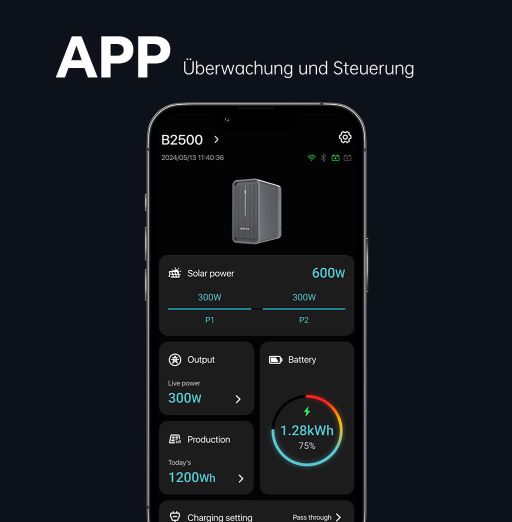 MARSTEK SATURN-C Balkon-Solarbatterie. 2,24kWh B2500