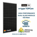 Solarmodul Risen Dual Glass RSM108-9-435W  – Ideal für Balkonkraftwerke