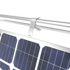 Einfache Balkonkraftwerk für 2 Panels PV-Halterung