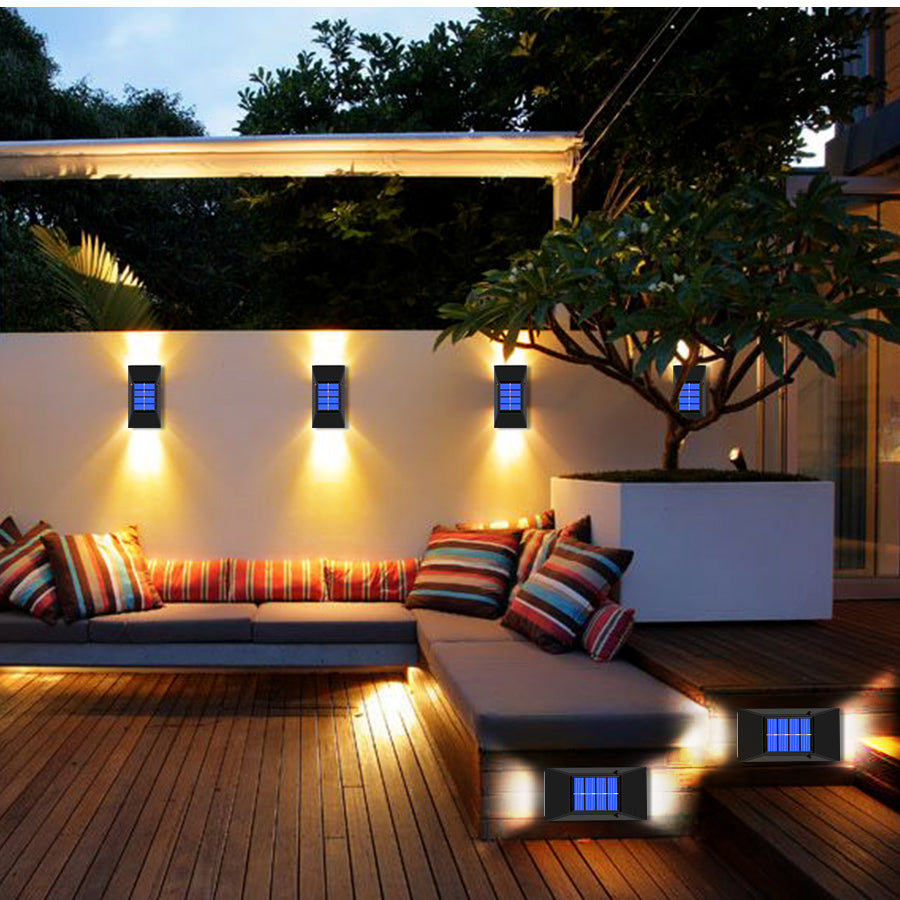 LED Solar Sensor Schritt Lichter Im Freien, Drahtlose Wasserdicht