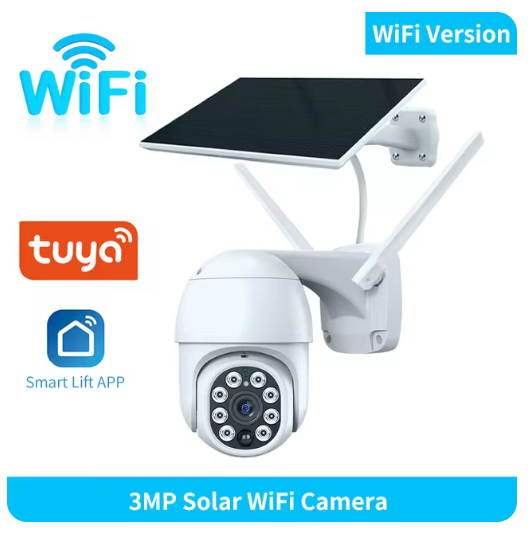 Tuya WLAN Solar IP PTZ CCTV Kamera