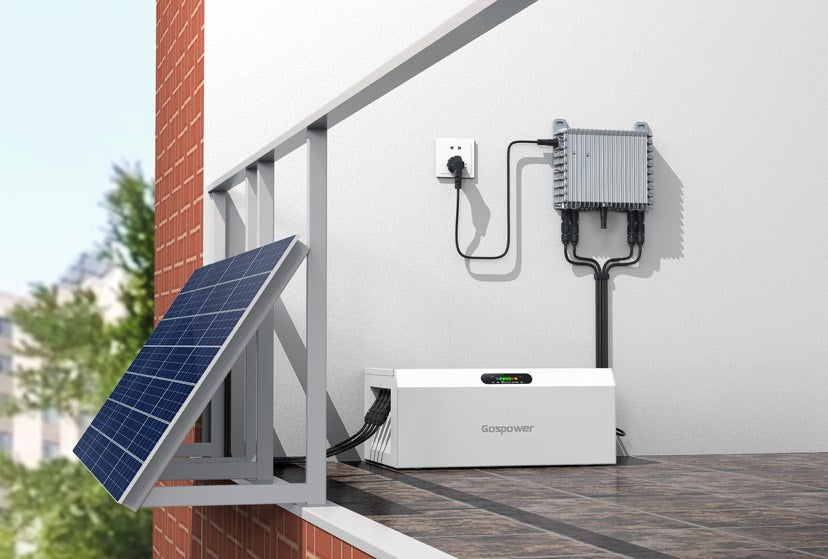 Gospower GPMS-3250B Balkonkraftwerk-Speicher 1,6 kW