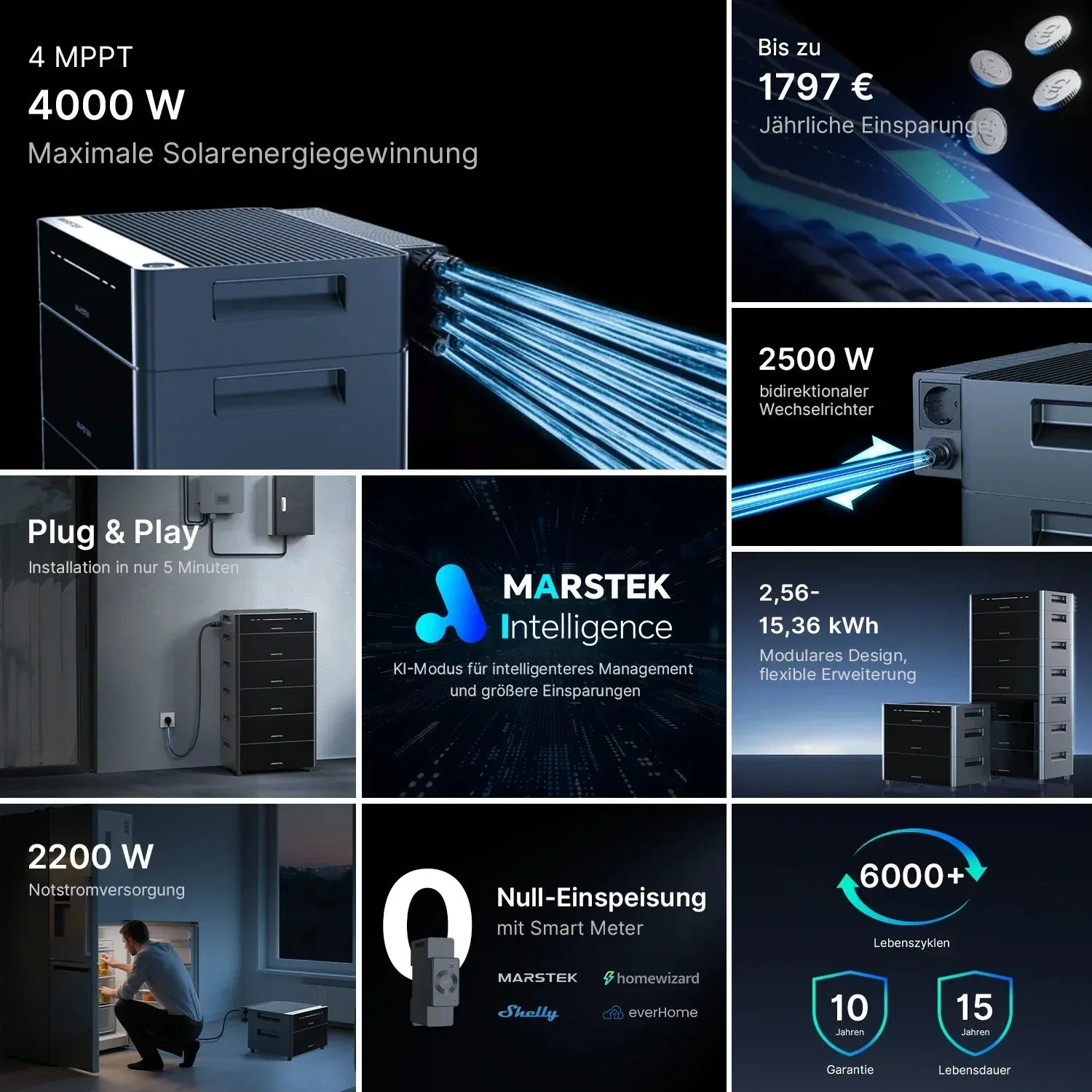 Marstek Venus D All-in-One Plug-in Batterie
