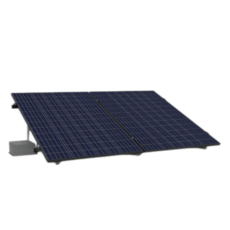 Dreieckshalterung (M2B-L1350) für Flachdachlösung